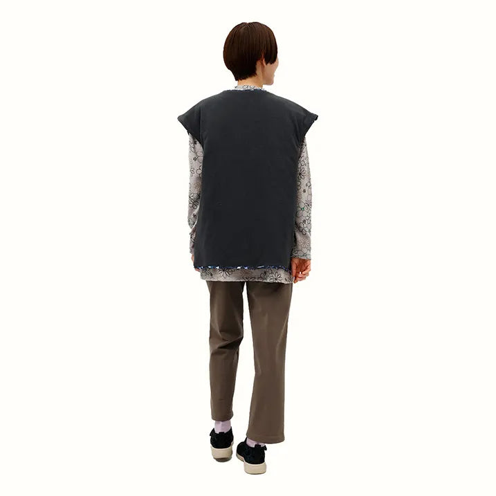 【リバーシブル】Finlayson柄キルティングベスト