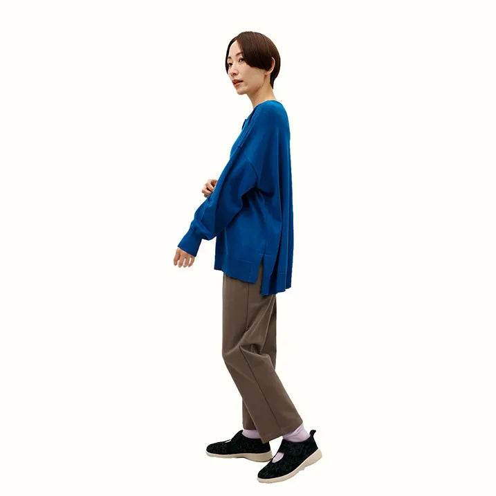 【着回し◎・シルク混素材】スクエアカーディガン