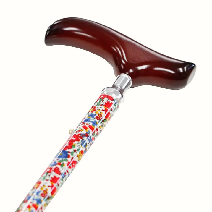 【伸縮&折りたたみ・総柄】SLTステッキ リバティプリント スリムネック Emma and Georgina