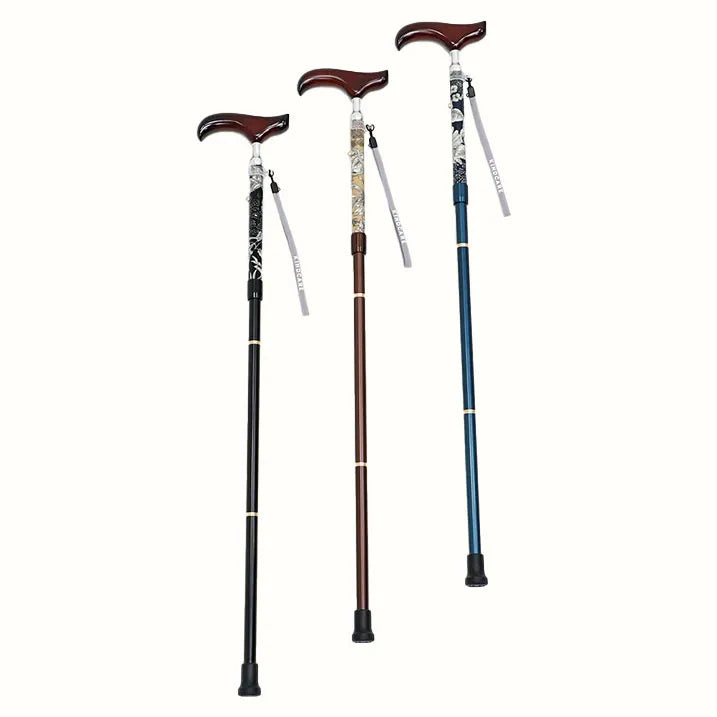 【伸縮&折りたたみ・上柄】SLTステッキ プリント×カラー スリムネック Swim Dunclare