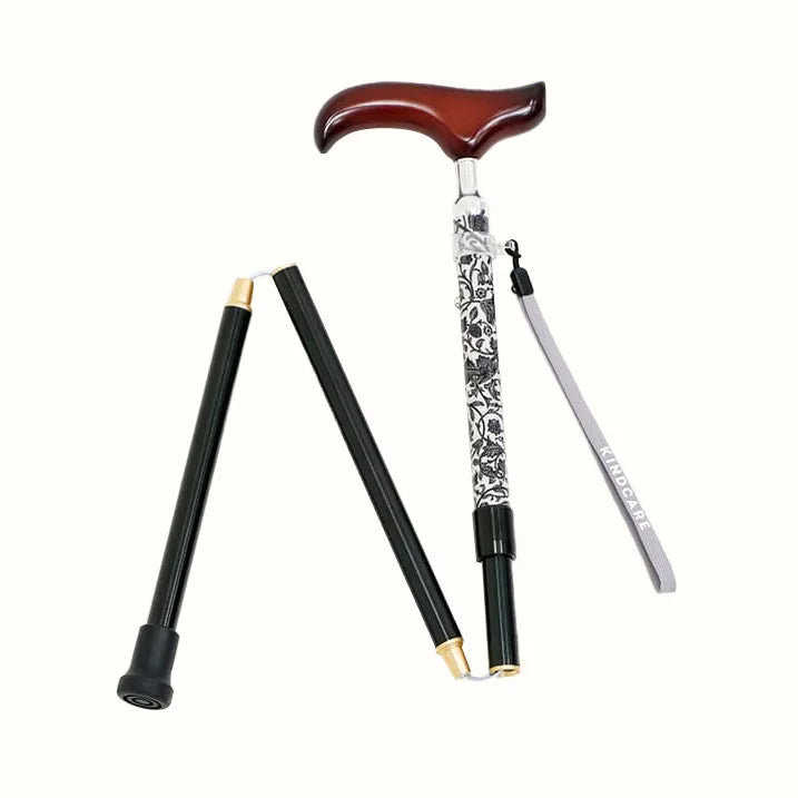 【伸縮&折りたたみ・上柄】SLTステッキリバティプリント ×カラー スリムネック Lodden Wood
