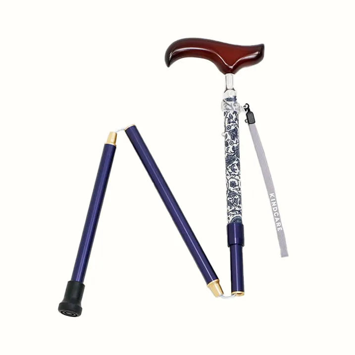 【伸縮&折りたたみ・上柄】SLTステッキリバティプリント ×カラー スリムネック Lodden Wood