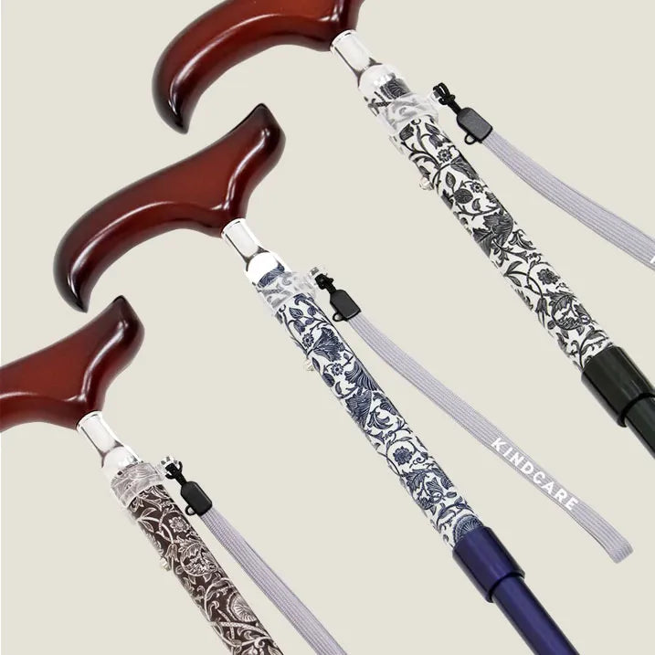 【伸縮&折りたたみ・上柄】SLTステッキリバティプリント ×カラー スリムネック Lodden Wood