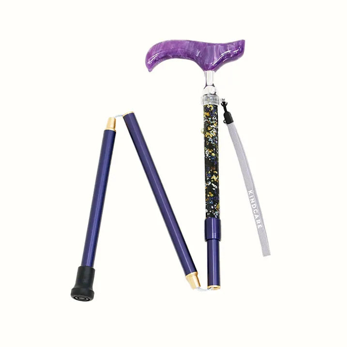 【伸縮&折りたたみ・上柄】SLTステッキリバティプリント ×カラー スリムネック Reflections