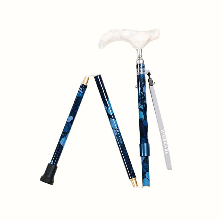 【伸縮&折りたたみ・総柄】SLTステッキ リバティプリント スリムネック Ivy vine