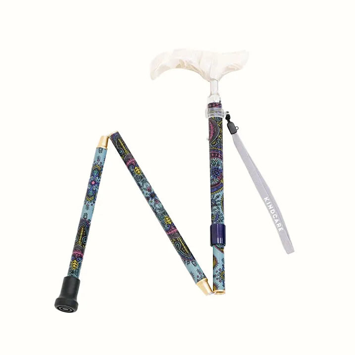 【伸縮&折りたたみ・総柄】SLTステッキ リバティプリント スリムネック Kingsland