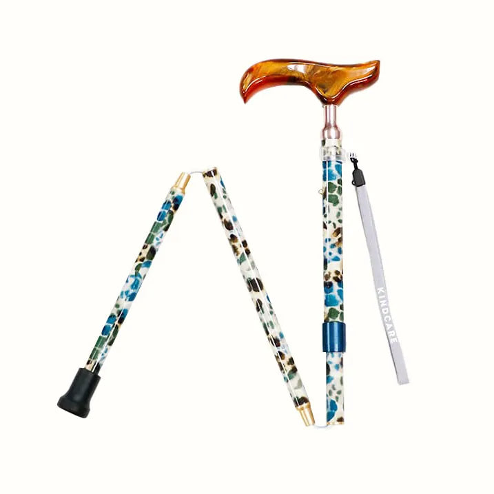 【伸縮&折りたたみ・総柄】SLTステッキ リバティプリント スリムネック Wilderness
