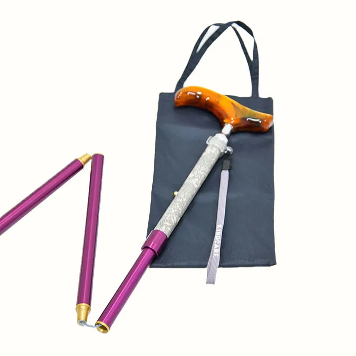 【伸縮&折りたたみ・上柄】SLTステッキ リバティプリント×カラー スリムネック Patrick Gordon