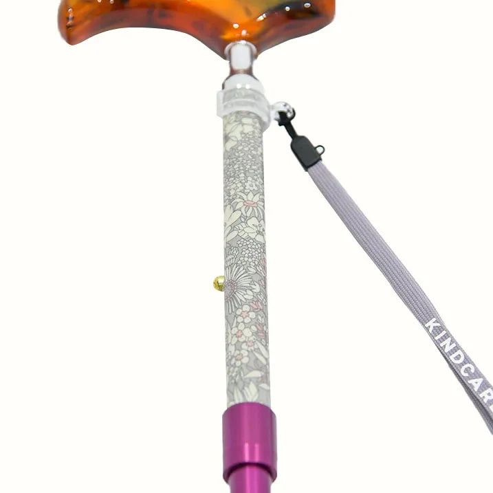 【伸縮&折りたたみ・上柄】SLTステッキ リバティプリント×カラー スリムネック Patrick Gordon