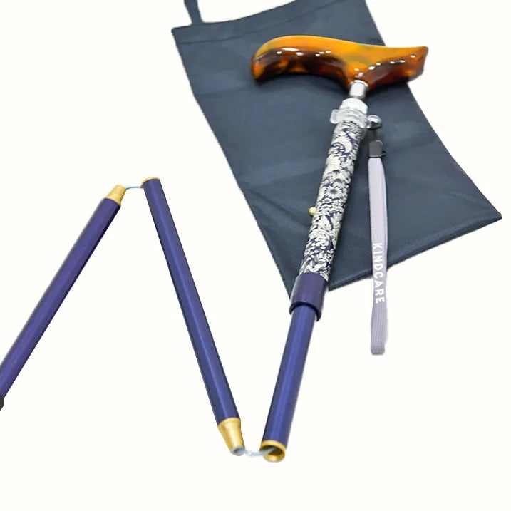 【伸縮&折りたたみ・上柄】SLTステッキ リバティプリント×カラー スリムネック Patrick Gordon