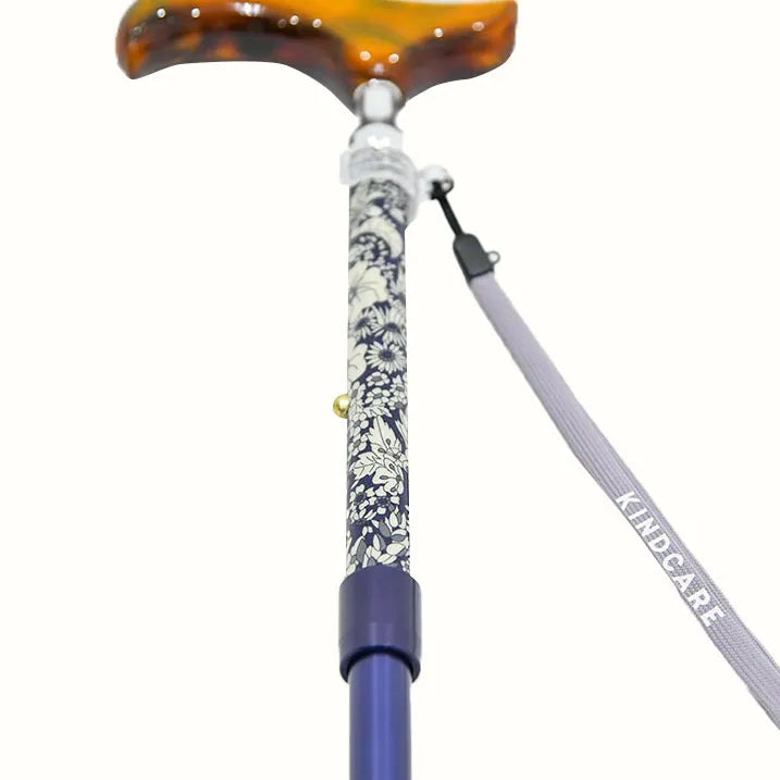 【伸縮&折りたたみ・上柄】SLTステッキ リバティプリント×カラー スリムネック Patrick Gordon