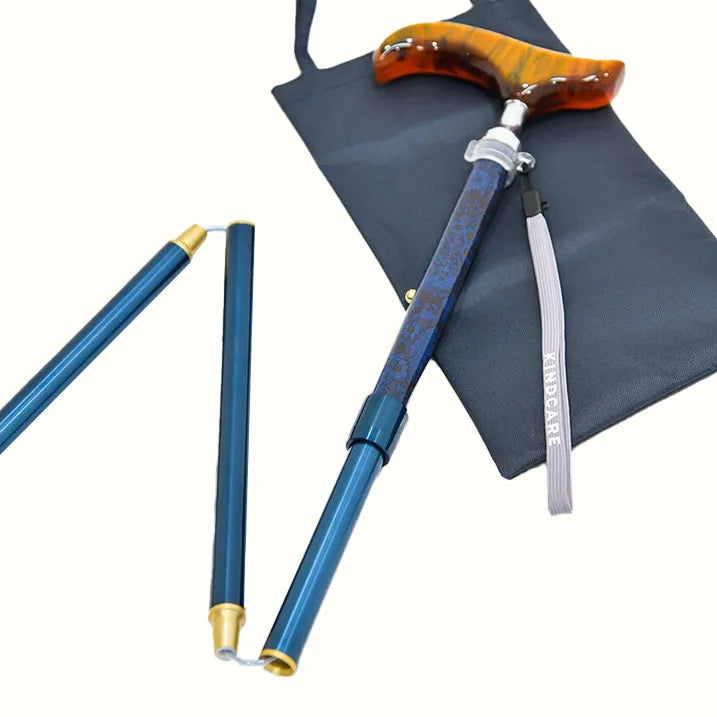 【伸縮&折りたたみ・上柄】SLTステッキ リバティプリント×カラー スリムネック Patrick Gordon