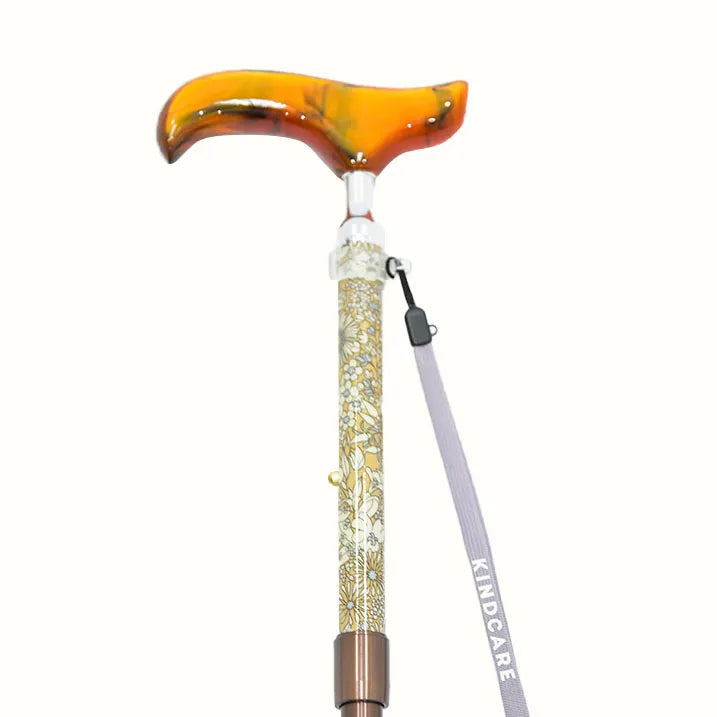 【伸縮&折りたたみ・上柄】SLTステッキ リバティプリント×カラー スリムネック Patrick Gordon