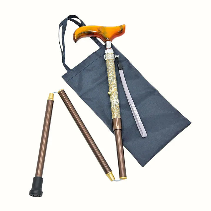 【伸縮&折りたたみ・上柄】SLTステッキ リバティプリント×カラー スリムネック Patrick Gordon