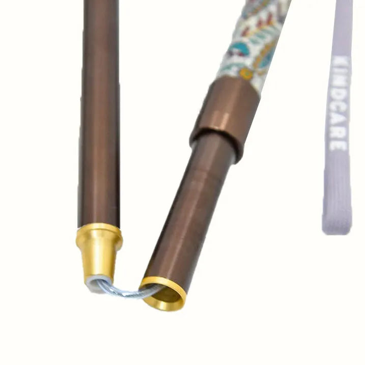 【伸縮&折りたたみ・上柄】SLTステッキ リバティプリント×カラー スリムネック Abbey Road