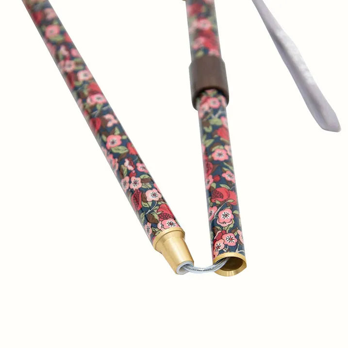 【伸縮&折りたたみ・総柄】SLTステッキ リバティプリント スリムネック Nectar