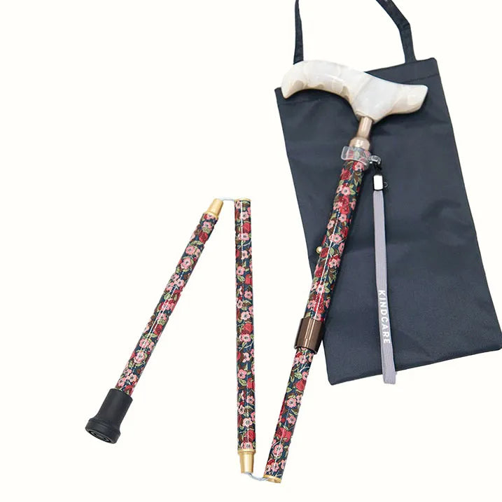 【伸縮&折りたたみ・総柄】SLTステッキ リバティプリント スリムネック Nectar