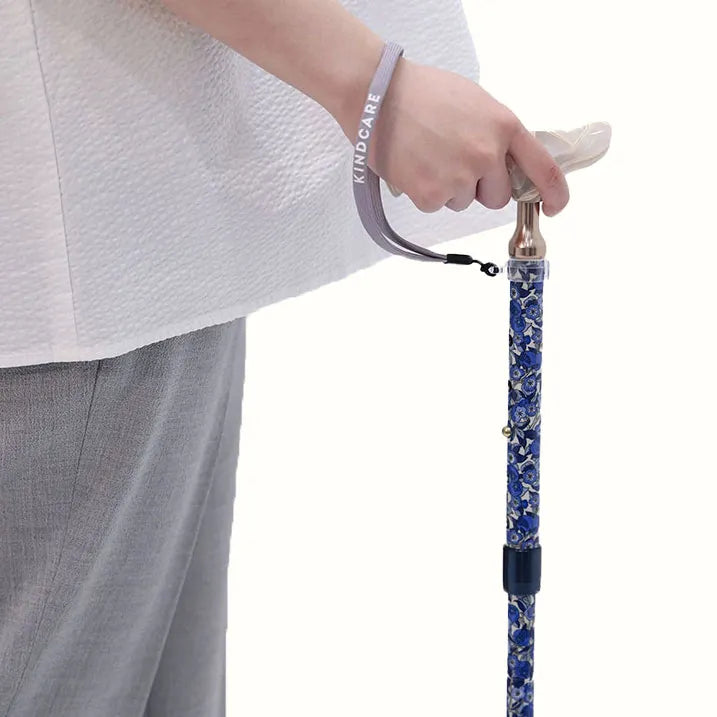 【伸縮&折りたたみ・総柄】SLTステッキ リバティプリント スリムネック Nectar