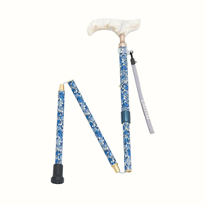 【伸縮&折りたたみ・総柄】SLTステッキ リバティプリント スリムネック Nectar