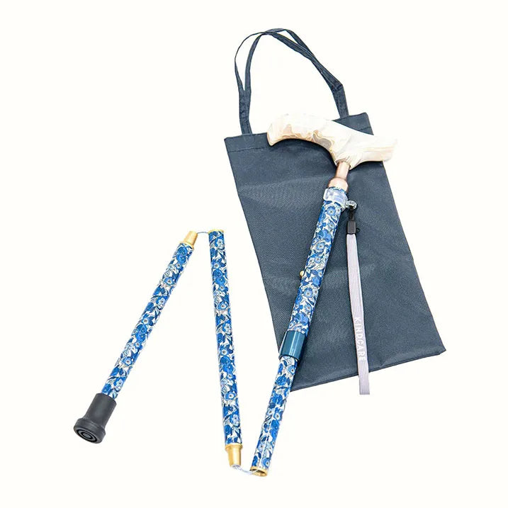 【伸縮&折りたたみ・総柄】SLTステッキ リバティプリント スリムネック Nectar