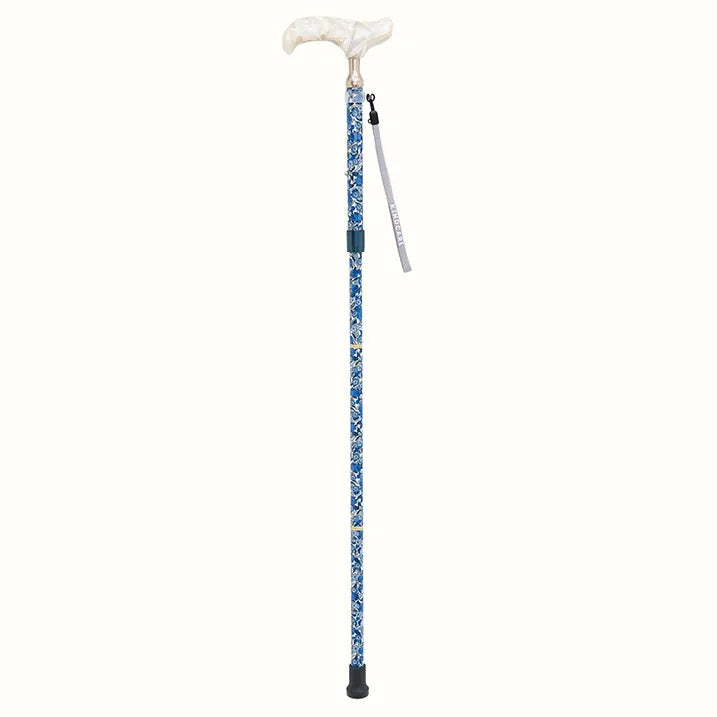 【伸縮&折りたたみ・総柄】SLTステッキ リバティプリント スリムネック Nectar