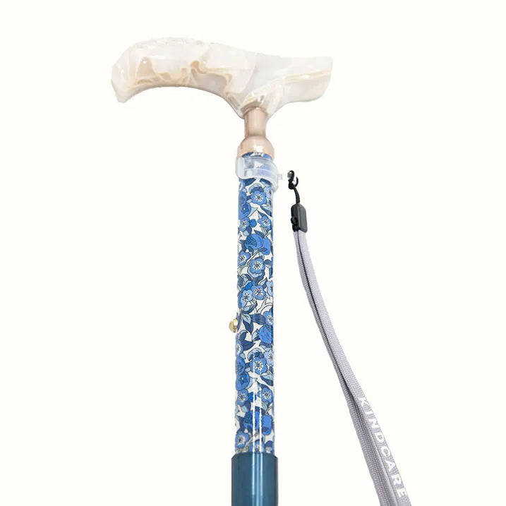 【伸縮&折りたたみ・総柄】SLTステッキ リバティプリント スリムネック Nectar