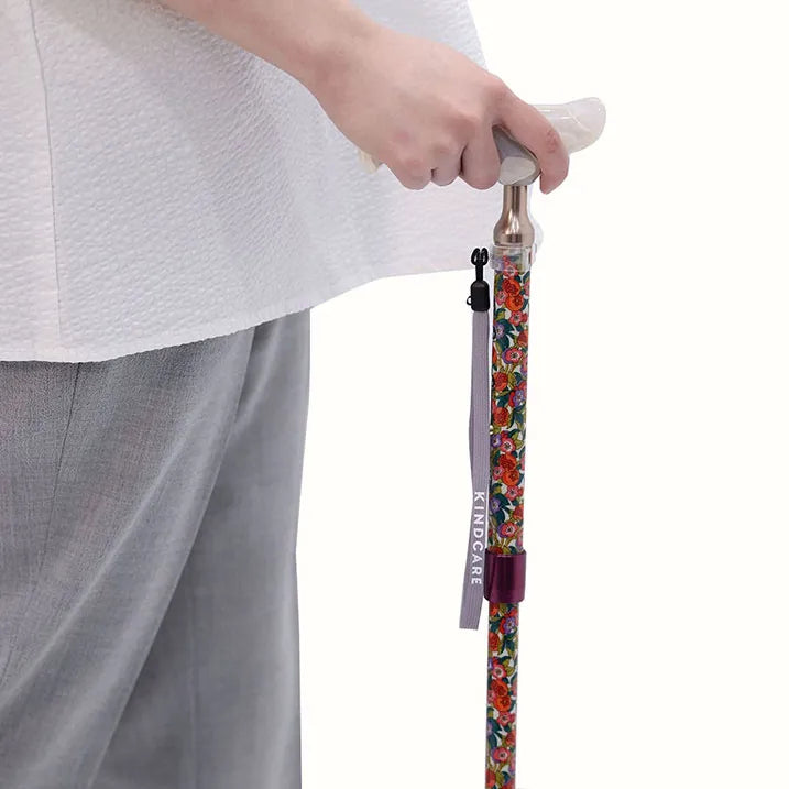 【伸縮&折りたたみ・総柄】SLTステッキ リバティプリント スリムネック Nectar