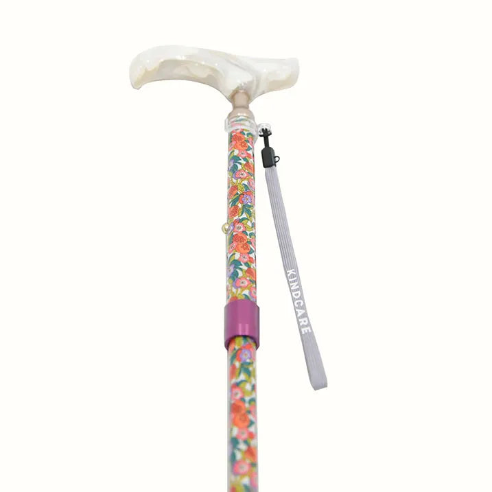 【伸縮&折りたたみ・総柄】SLTステッキ リバティプリント スリムネック Nectar