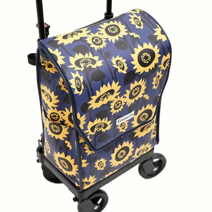 Finlayson KATSE 翻盖手推车:翻盖开口方便放入和取出物品。