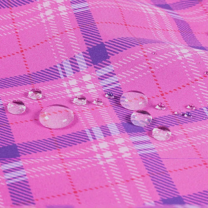 食事用エプロン ハーフ チェック柄