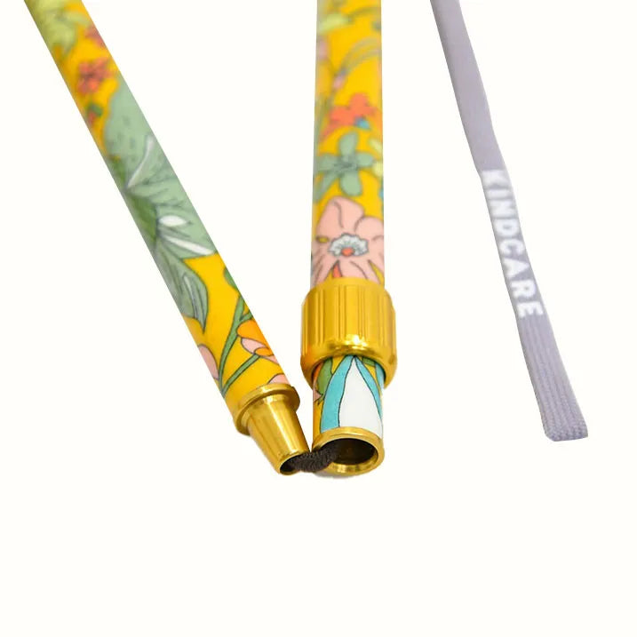 【伸縮&折りたたみ・総柄】LIBERTY 折畳ステッキ Emerald Garden