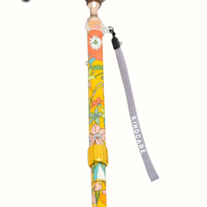 【伸縮&折りたたみ・総柄】LIBERTY 折畳ステッキ Emerald Garden