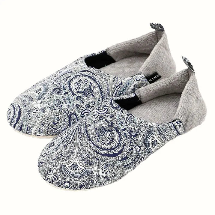 Liberty print slippers (size L)