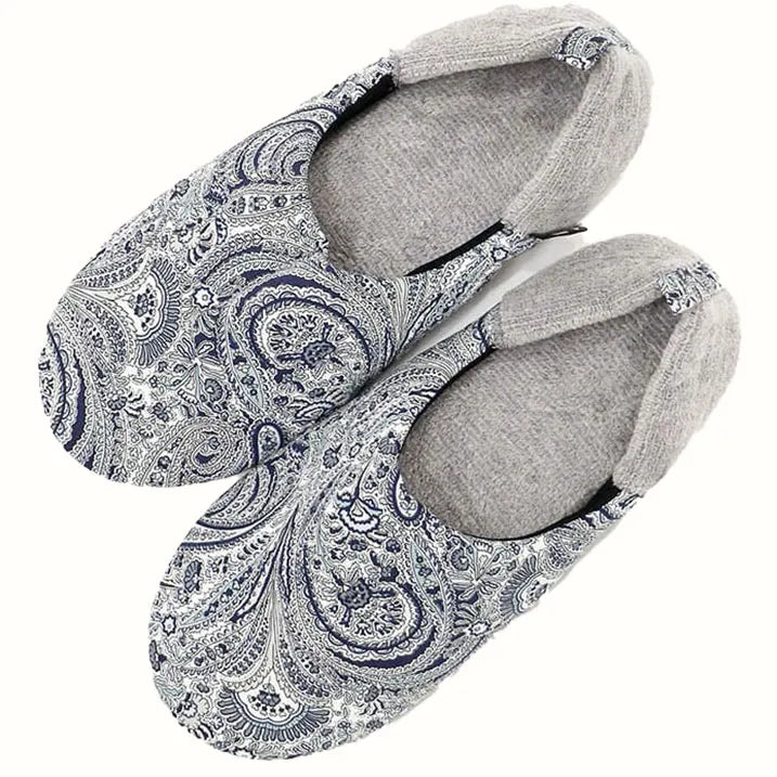 Liberty print slippers (size L)