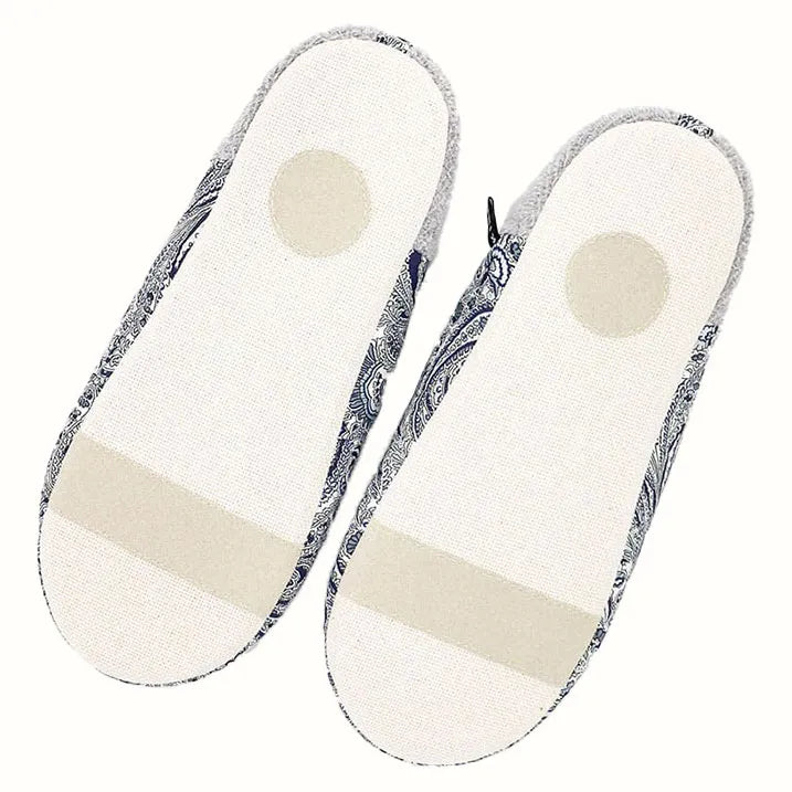 Liberty print slippers (size L)