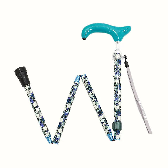 【伸縮&折りたたみ・総柄】LIBERTY 折畳ステッキ KATIE’S