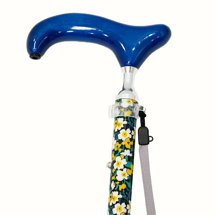 【伸縮&折りたたみ・総柄】LIBERTY 折畳ステッキ KATIE’S