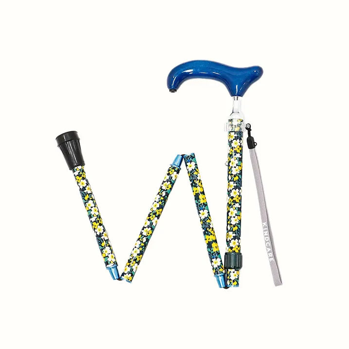 【伸縮&折りたたみ・総柄】LIBERTY 折畳ステッキ KATIE’S