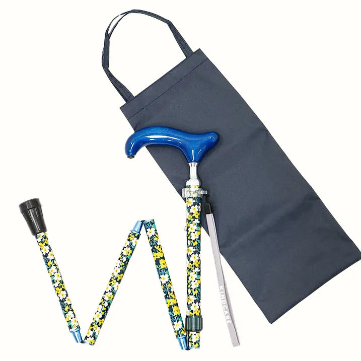 【伸縮&折りたたみ・総柄】LIBERTY 折畳ステッキ KATIE’S