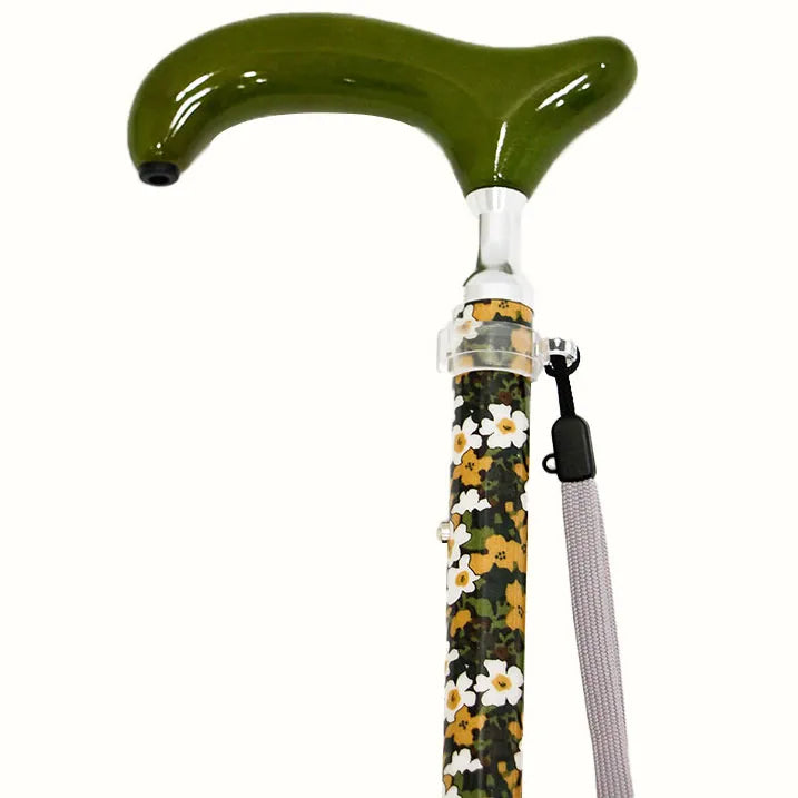 【伸縮&折りたたみ・総柄】LIBERTY 折畳ステッキ KATIE’S