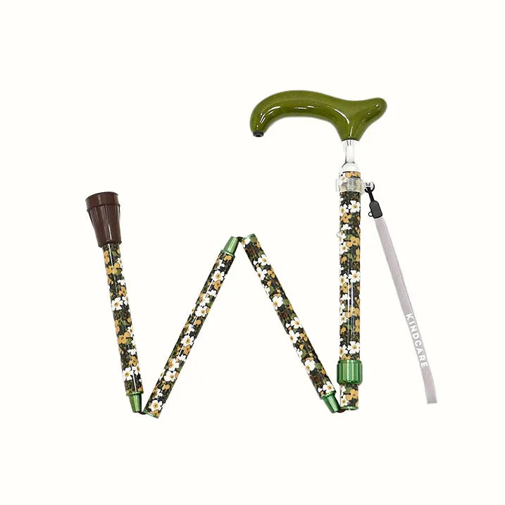 【伸縮&折りたたみ・総柄】LIBERTY 折畳ステッキ KATIE’S