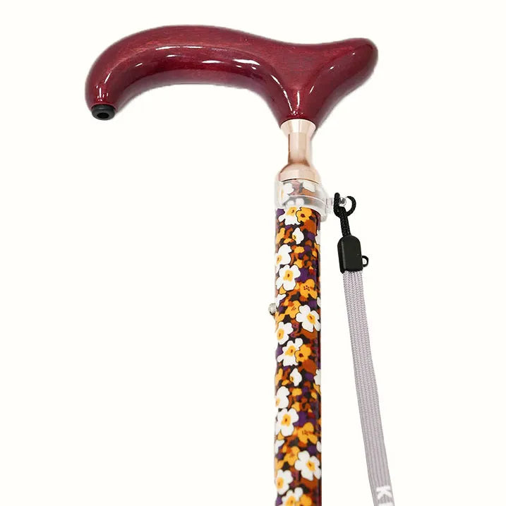 【伸縮&折りたたみ・総柄】LIBERTY 折畳ステッキ KATIE’S