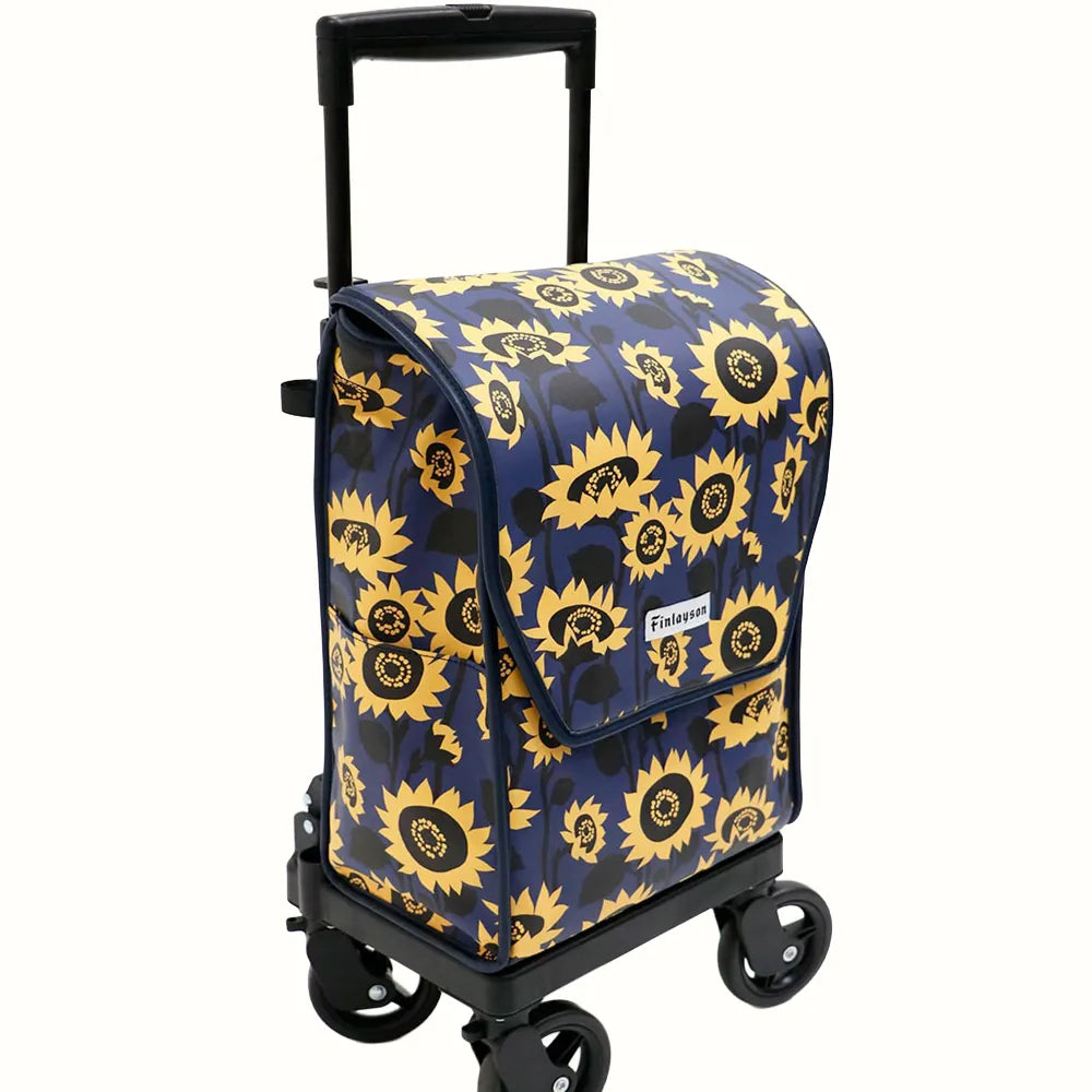 Finlayson KATSE 翻盖手推车:翻盖开口方便放入和取出物品。