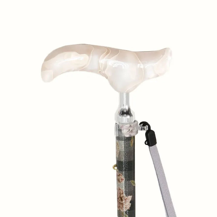 【伸縮&折りたたみ・総柄】SLT折りたたみステッキ リバティプリント ScendedGarden