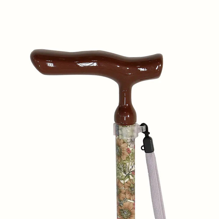 【伸縮】アルミ伸縮ステッキ リバティプリント GloriaFlowers