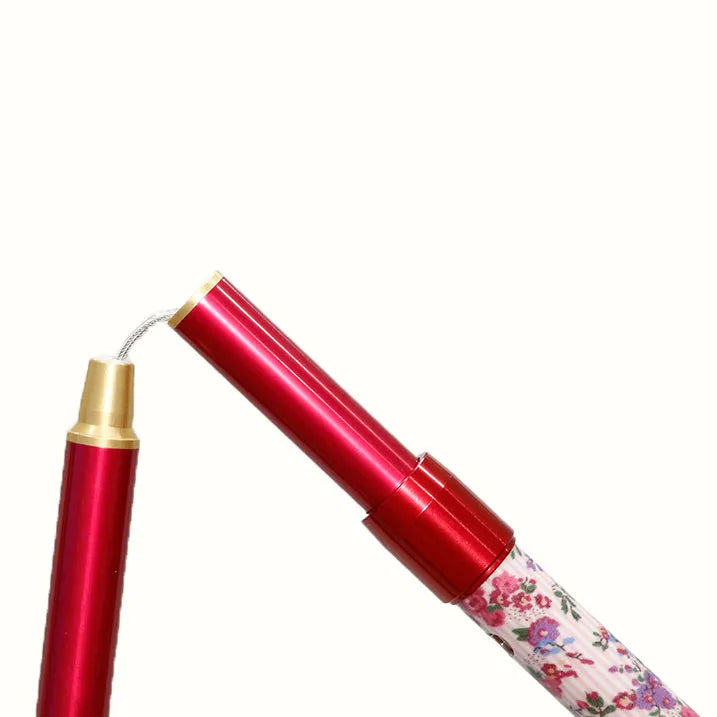 【伸縮&折りたたみ・上柄】SLT折りたたみステッキリバティプリント Garland Stripe