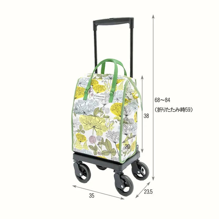 【取り外し可能な保冷仕様のバッグ】Finlayson 横押カート NIITTYPOLKU