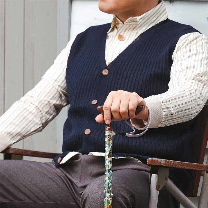 【日本製・洗える・着まわし◎】メンズケーブル編みベスト