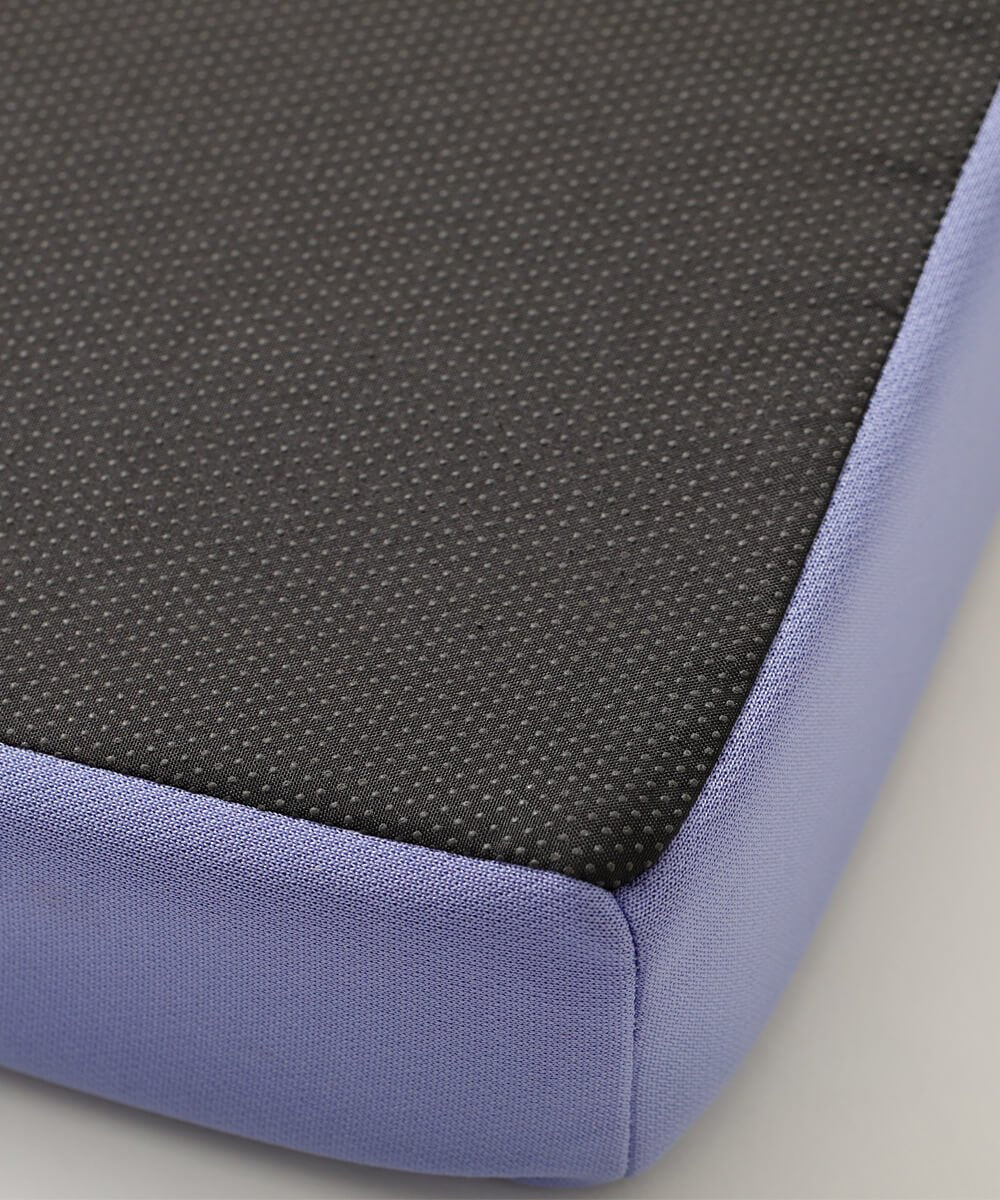 Washable low-resilience square seat cushion (with anti-slip)