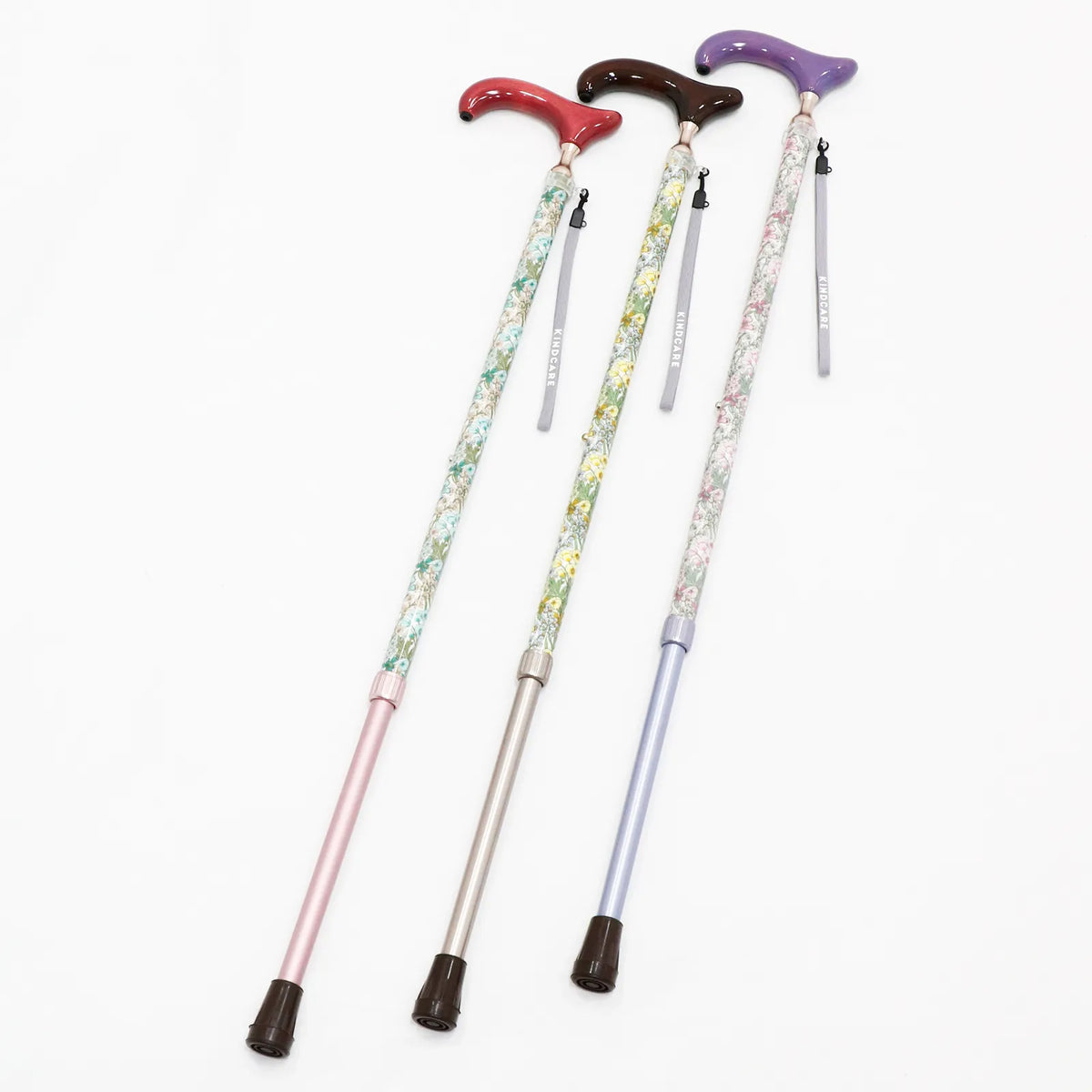 その他 KINDCARE 伸縮】LIBERTY 折畳ステッキ Primrose peak｜KINDCARE